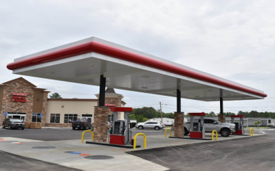 Gas Station Island Canopy: Essential Features for Modern Fuel Centers